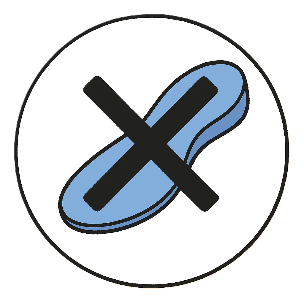 仕事靴が合わないイメージ